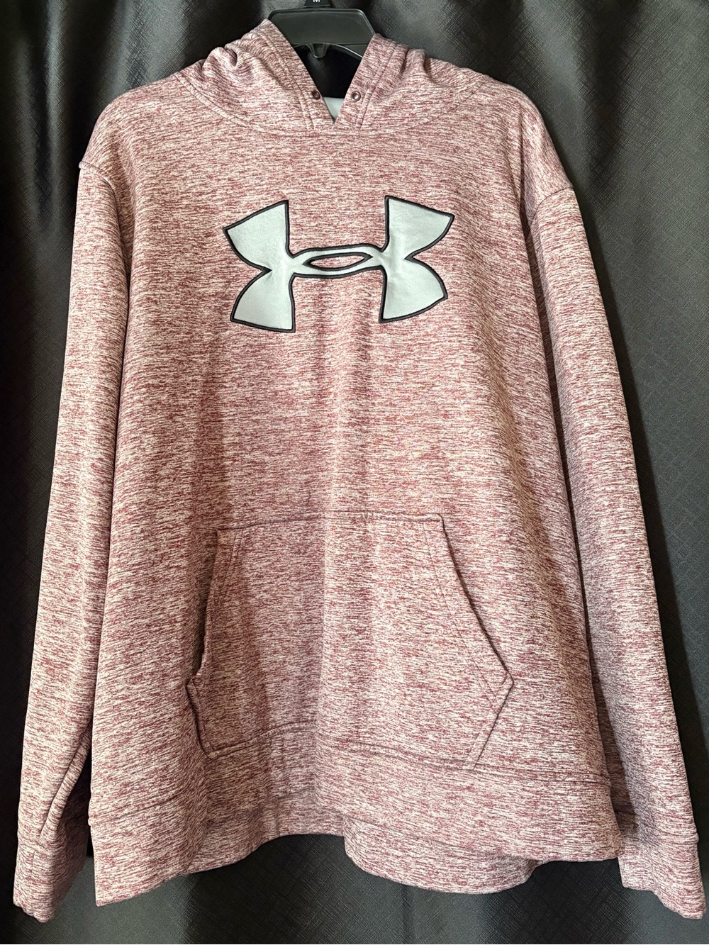 Under Armour Men’s Heathered Maroon Crewneck Hoodie
